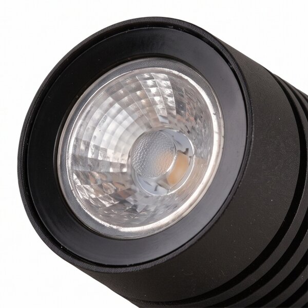 LED Strahler LIONEL Schwarz Alu IP54 Außenleuchte