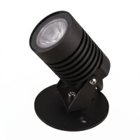 LED Strahler LIONEL Schwarz Alu IP54 Außenleuchte