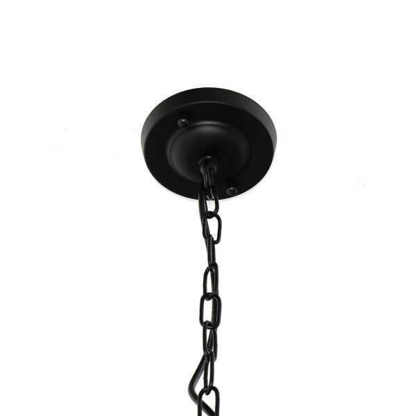 Lampe à suspendre Noir Vintage Ø 30 cm Métal E27