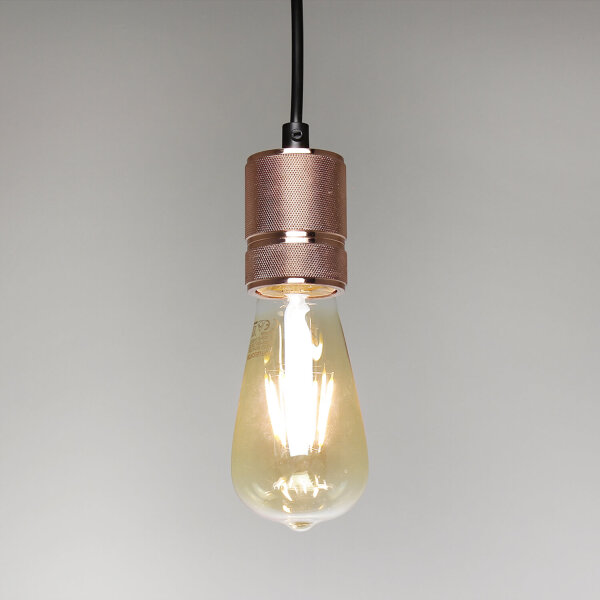 Hängelampe Kupfer Industrial Design Küche Esstisch