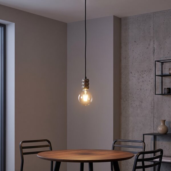 Lampe à suspendre réglable Vintage E27 en bronze