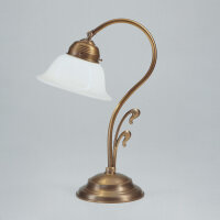 Jugendstil Tischleuchte aus Berliner Messing Q6