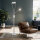 Dimmbare LED Stehleuchte Modern Weiß