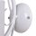 Applique murale Blanc Cristal Métal Tissu Abat-jour E27