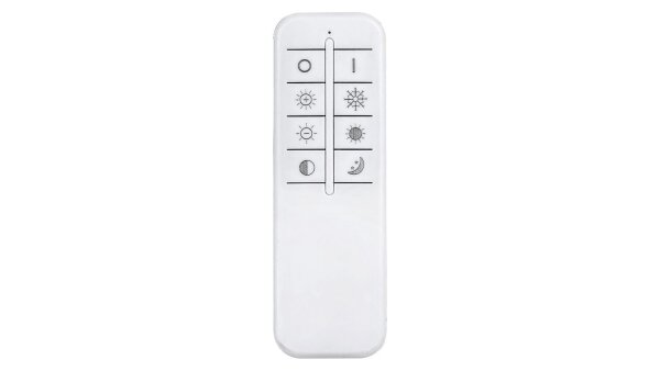 Plafonnier LED Dimmable Chrome Télécommande 40W