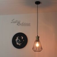 Suspension vintage E27 en bois pour la cuisine