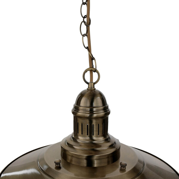 Suspension Art Nouveau Sudan en optique laiton