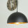 Loft Pendelleuchte schwarz/gold