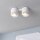 Plafonnier blanc métal design rond 2x GU10