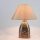 Elégante lampe de table Brella en marron
