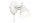 Wandspot mit Schalter Shabby Chic E14 flexibel