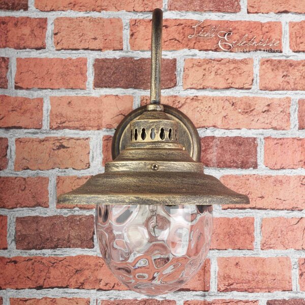 Applique murale BARCELONA en or antique