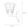Applique murale extérieure avec détecteur de mouvement IP44 E27 noir