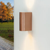 Applique murale dextérieur AALBORG en cuivre Up Down
