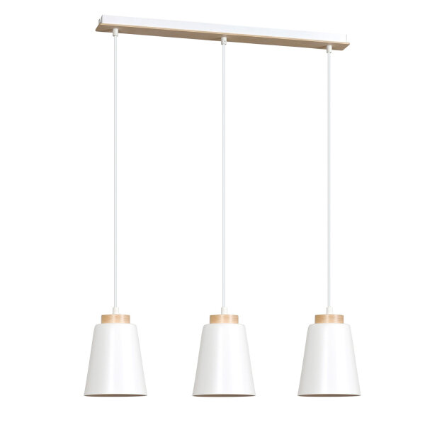 Suspension blanche Nordic Design ROGER