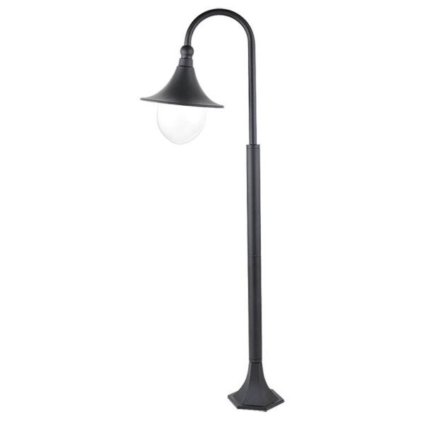 Klassische Wegeleuchte Garten IP44 Schwarz