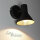 Applique murale NINA en noir or antique