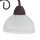 Lampe de table rustique Country couleur rouille