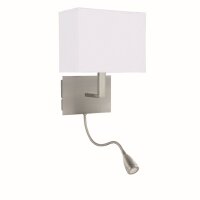 Wandlampe Silber farben