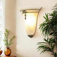 Jugendstil Wandleuchte Wandlampe Bronze