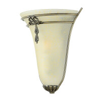 Jugendstil Wandleuchte Wandlampe Bronze