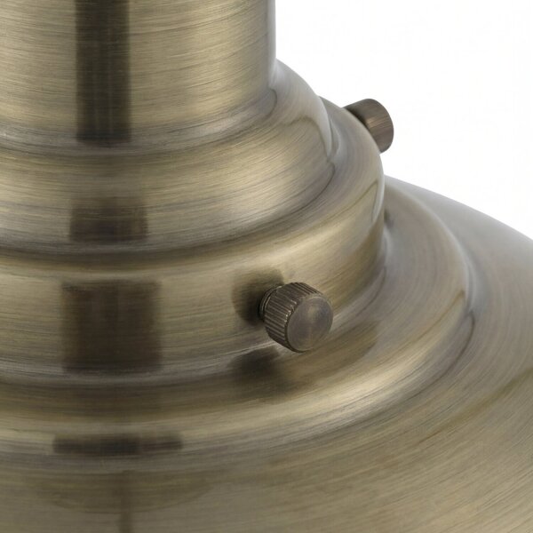 Suspension industrielle E27 couleur bronze