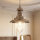 Lampe suspendue aspect argenté