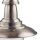 Lampe suspendue aspect argenté