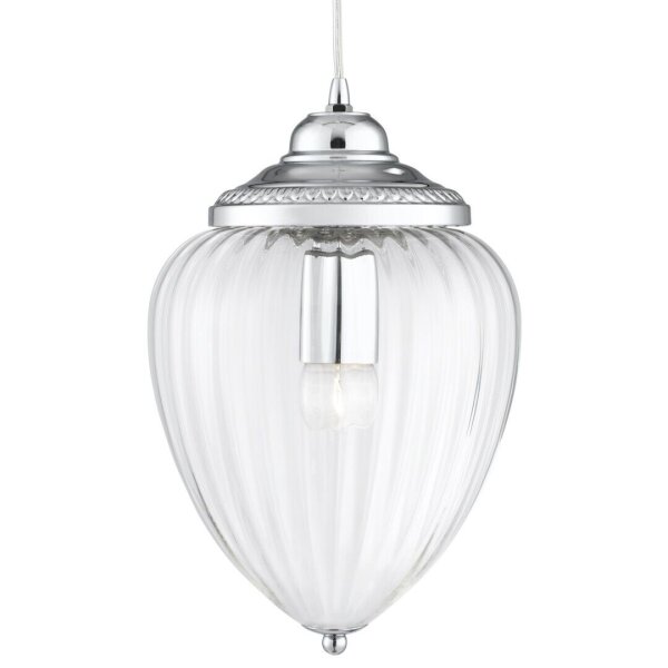 Suspension rustique ronde E27