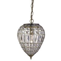 Lampe suspendue classique bronze