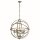 Lampe &agrave; suspendre en bronze 6-flmg
