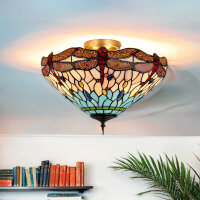 Plafonnier de style Tiffany