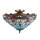 Deckenleuchte Tiffany Stil Ø 40 cm 3x E14 Buntglas