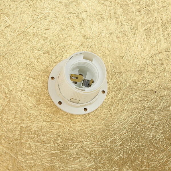 Lampe à suspendre moderne blanc or Ferra