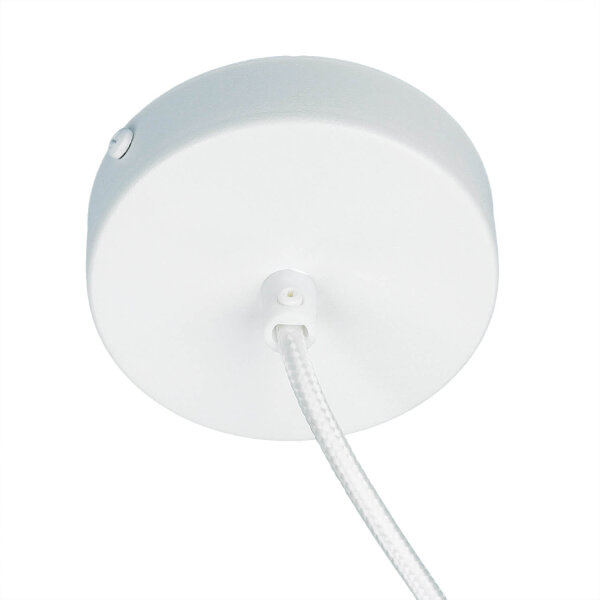 Lampe à suspendre moderne blanc or Ferra