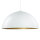 Lampe à suspendre moderne blanc or Ferra