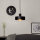 Stilvolle Pendellampe Schwarz Retro Schirmform