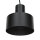 Lampe à suspendre noir abat-jour large Retro 2 flmg
