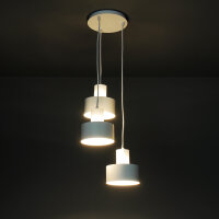 Suspension blanche Retro en forme dabat-jour