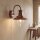 Wandleuchte Glas Metall Kupfer E27 Zugschalter Maritim