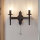 Applique rustique fer forgé 2flmg.