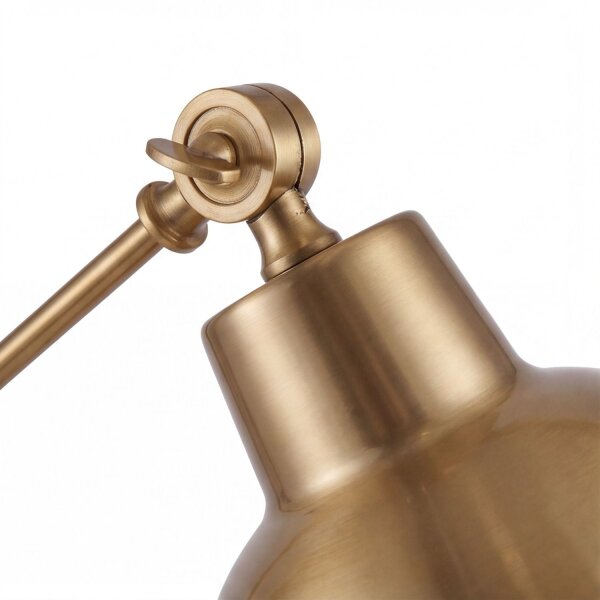 Lampadaire vintage en cuivre antique