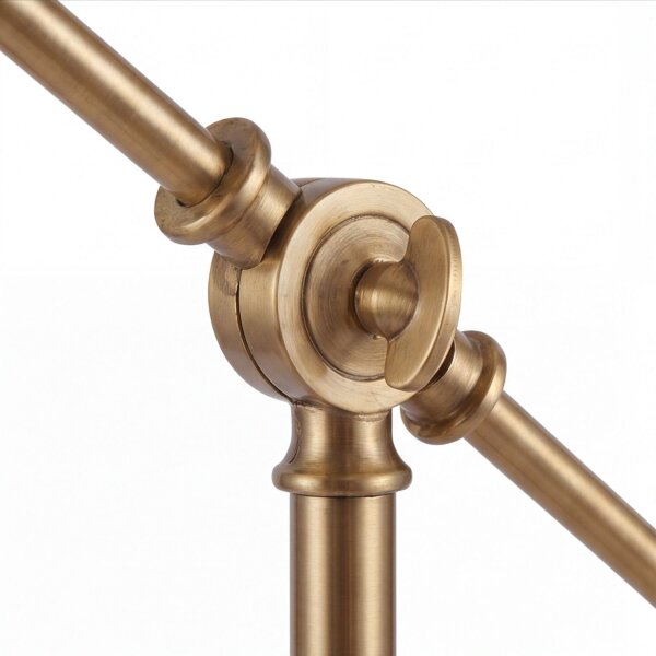 Lampadaire vintage en cuivre antique
