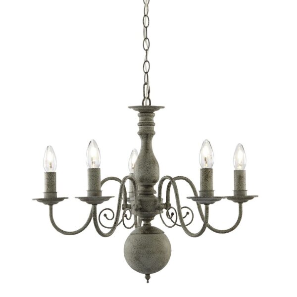 Suspension rustique 5 flmg.