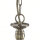 Suspension Art Nouveau avec abat-jour en verre Antique