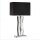 Lampe de table moderne noire