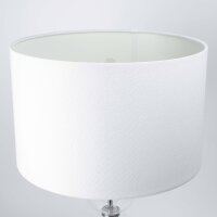 Moderne Tischleuchte Wohnzimmerlampe Chrom