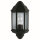 Lampe de bateau Lampe dext&eacute;rieur Lanterne murale plate noire