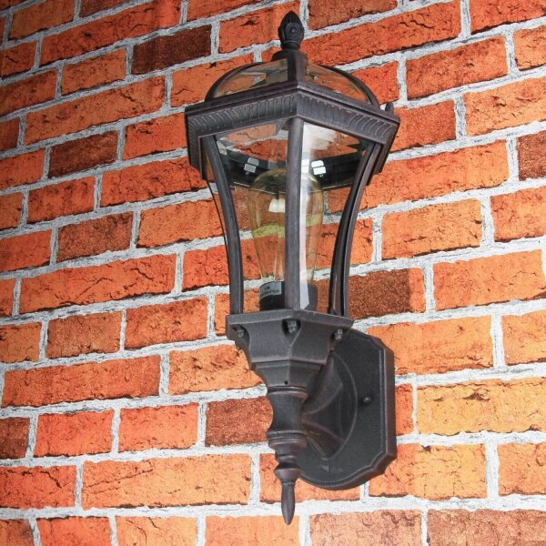Lampe murale dextérieur classique en marron antique