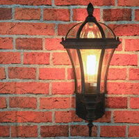 Klassische Außenwandlampe in antik braun